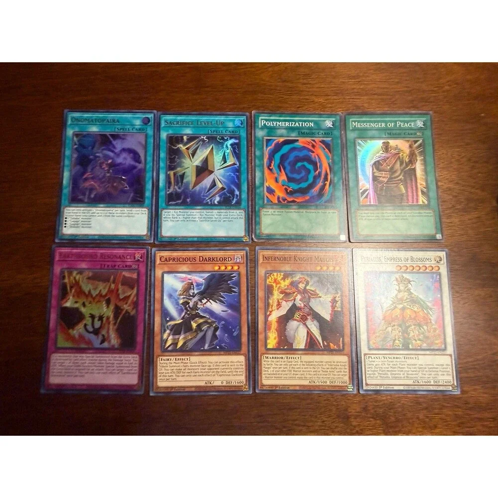Yu-Gi-Oh! Card Lot 2 Of 8 Cards - Sacrifice Level-Up Darklord 1st Ed Variety